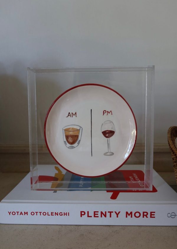 Quadro Acrylic Piece AM. PM – Borda Vinho