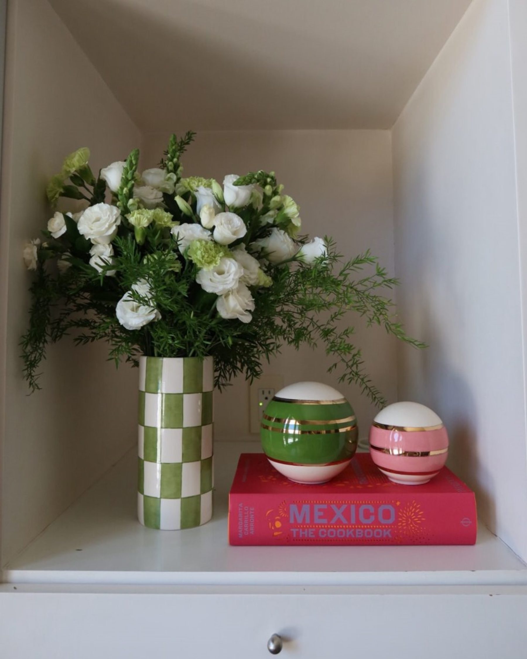 Vaso Checkaholic Verde 2