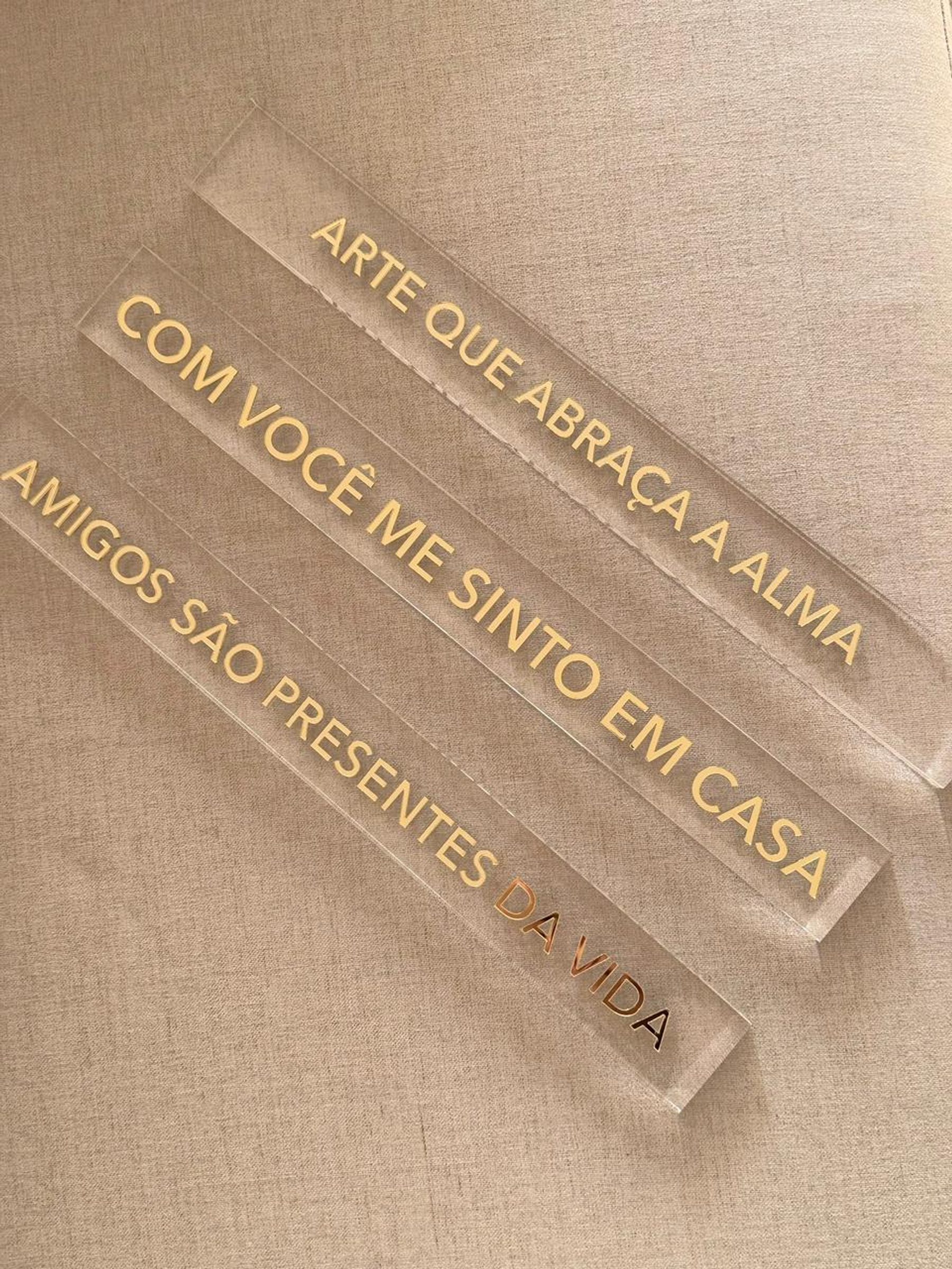 Adorno Régua Personalizada 40cm 2