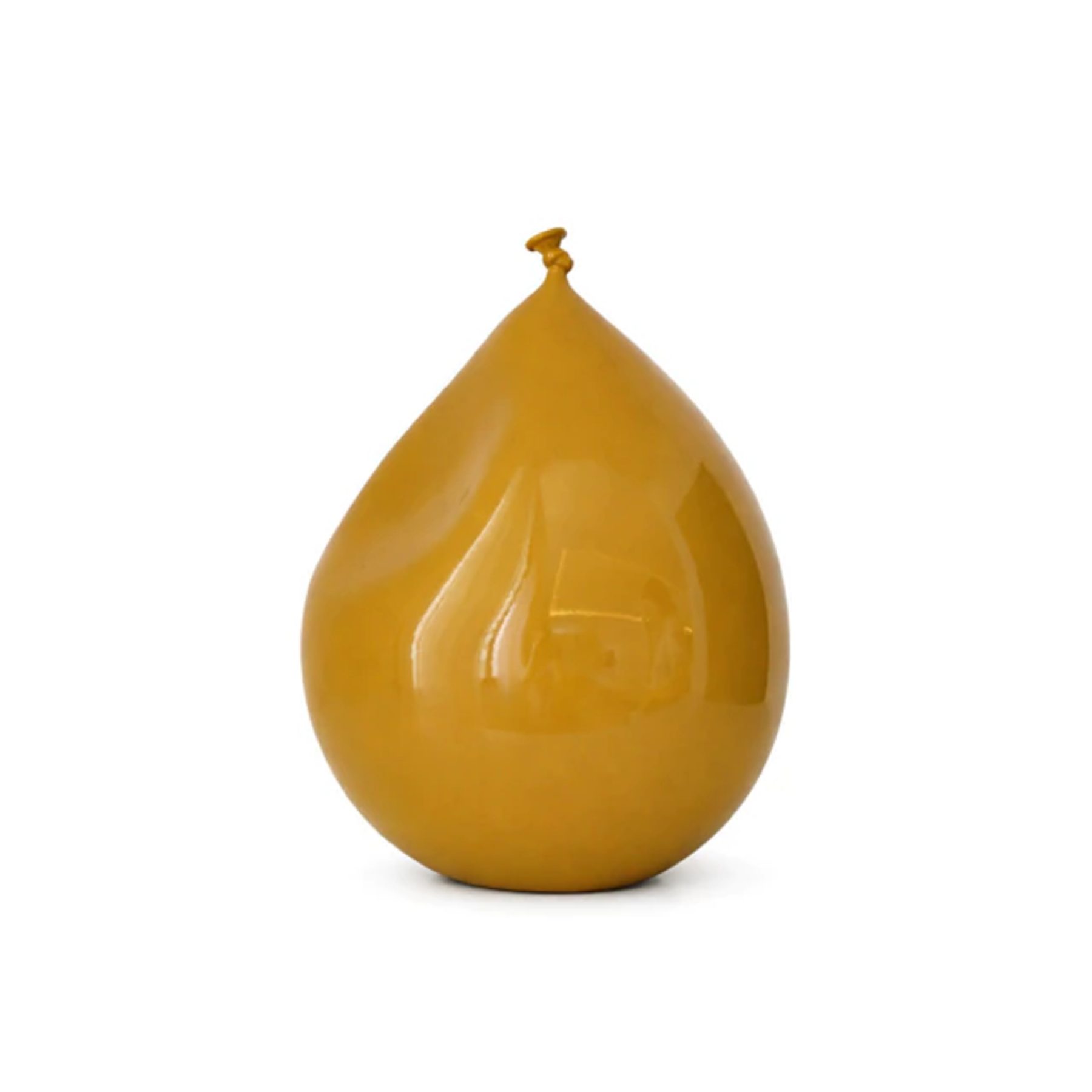 Escultura Balão Mostarda Amassado 2