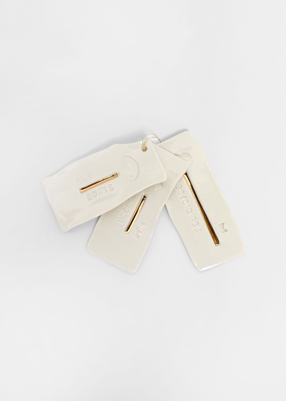 Trio De Chaves Com Ouro - Sorte, Sucesso e Felicidade