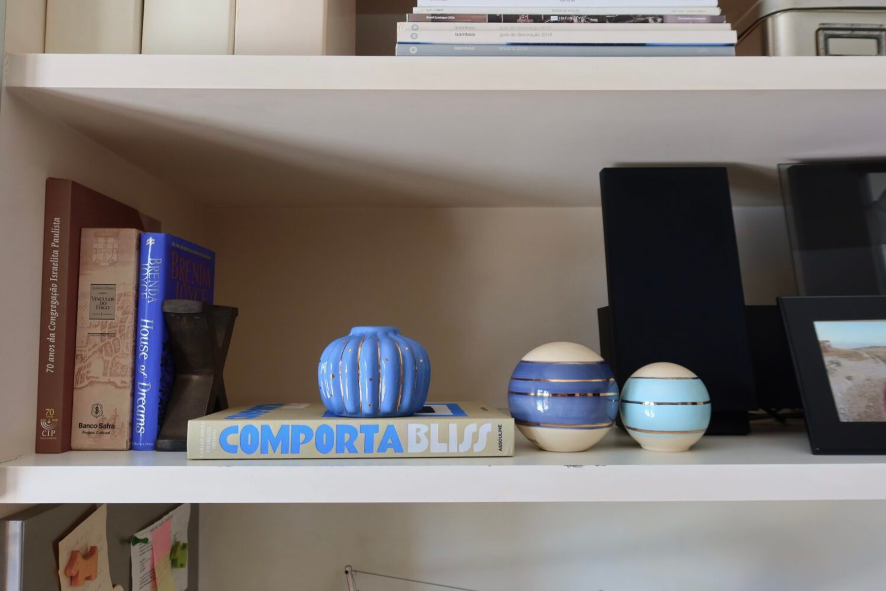 Vaso Gold Illusion Azul 3