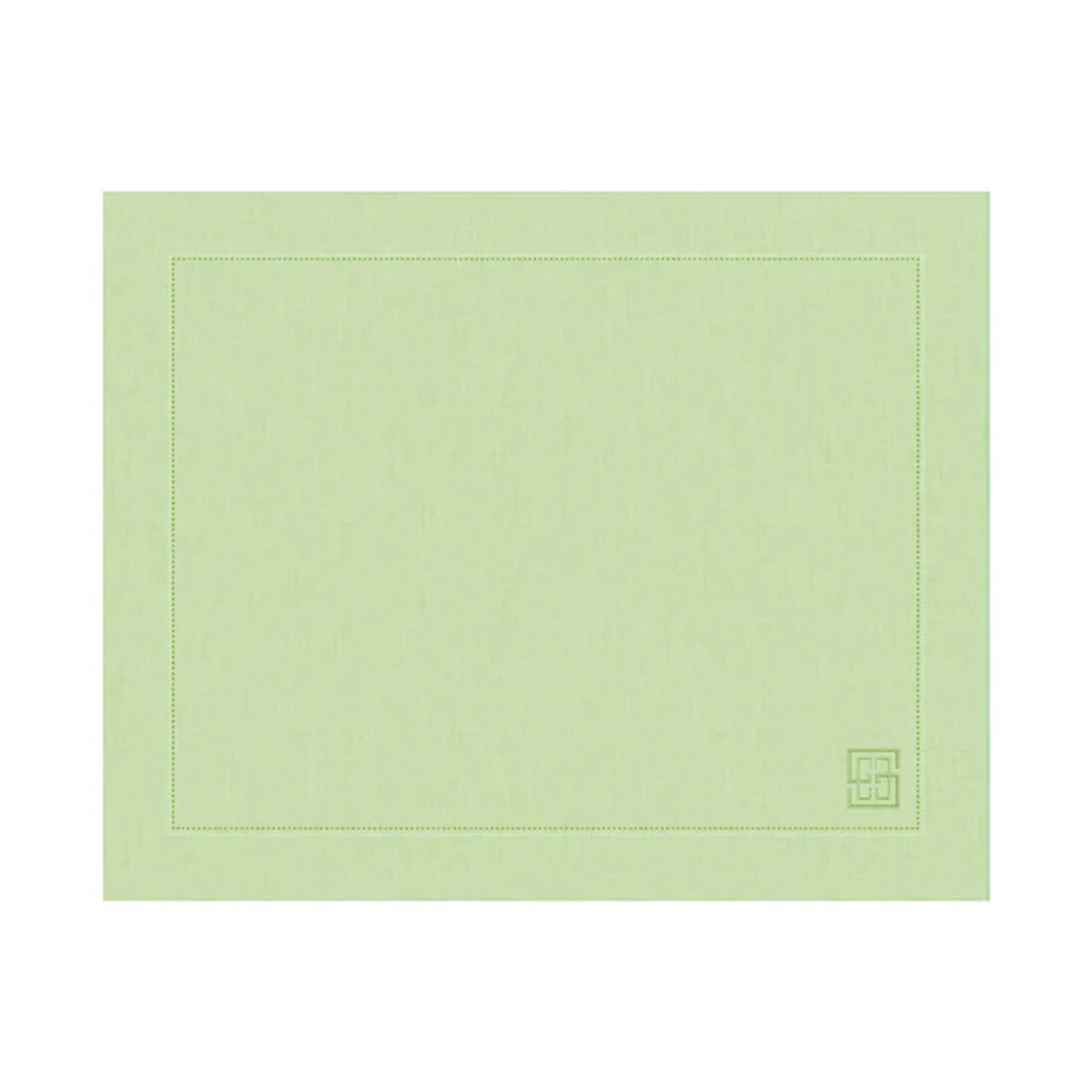 Jogo Americano Linho Puro Verde Guacamole 3
