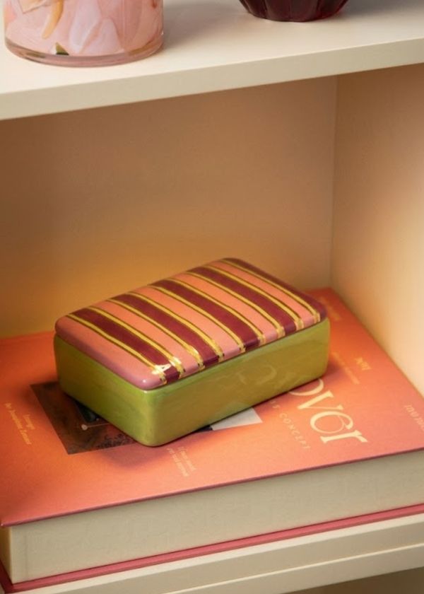 Striped Box Pink e Bordô
