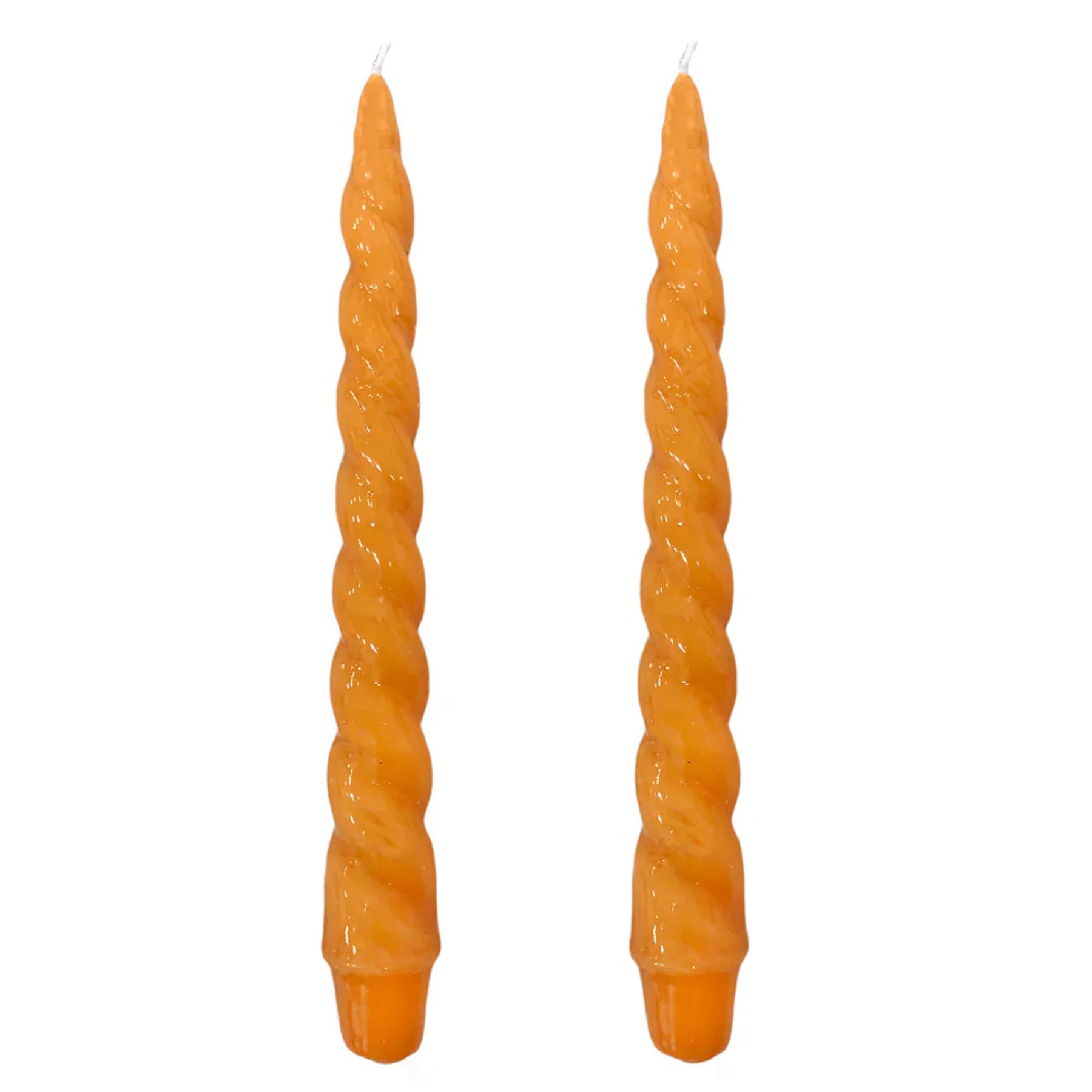 Dupla Vela Castiçal Nuvem Laranja 1