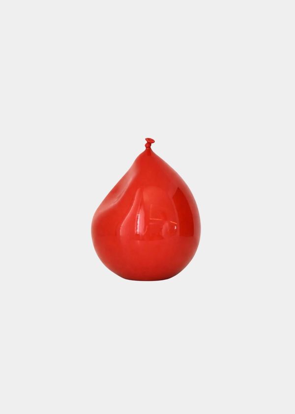 Escultura Balão Laranja Amassado