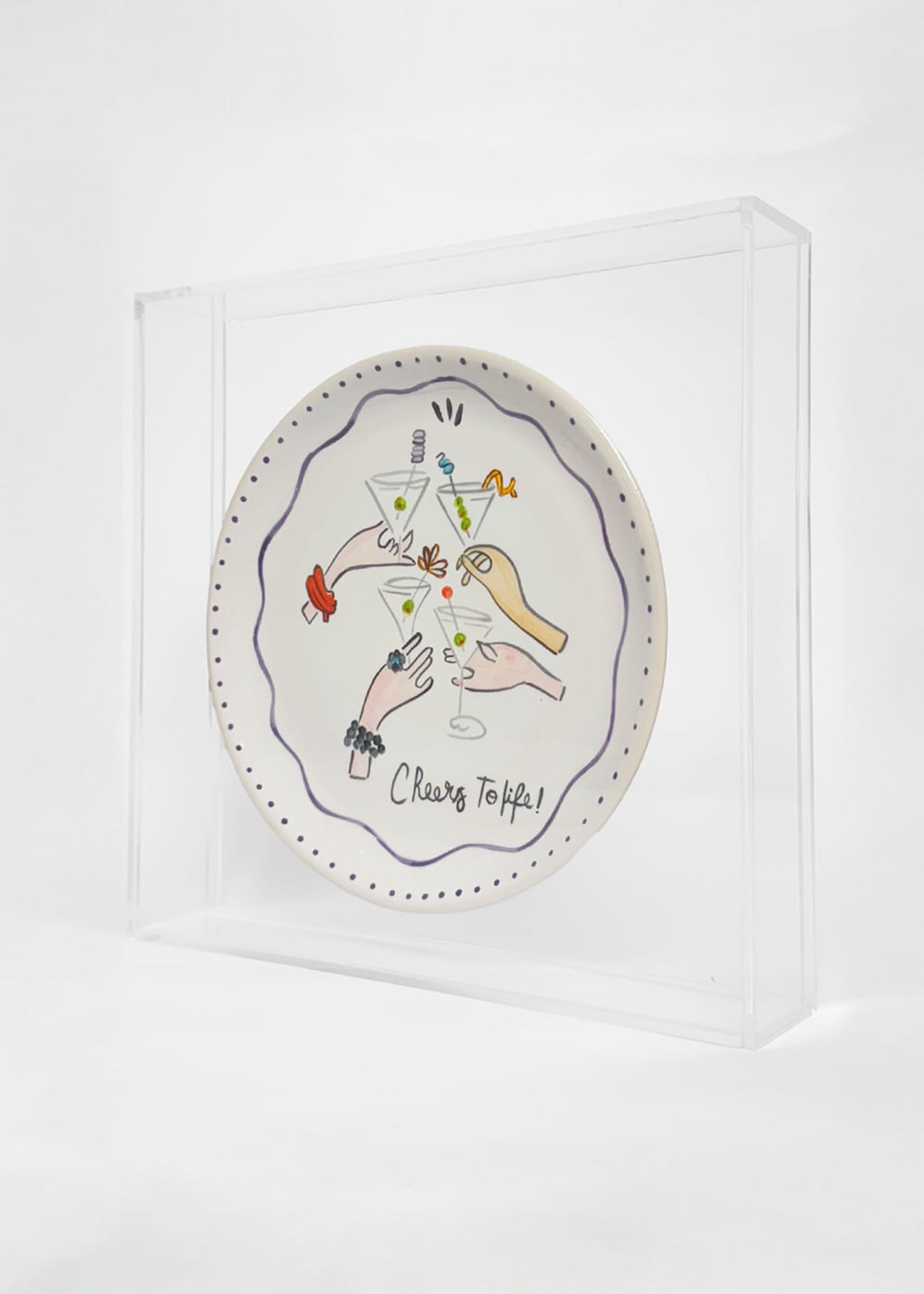 Quadro Acrylic Piece Cheers To Life 2