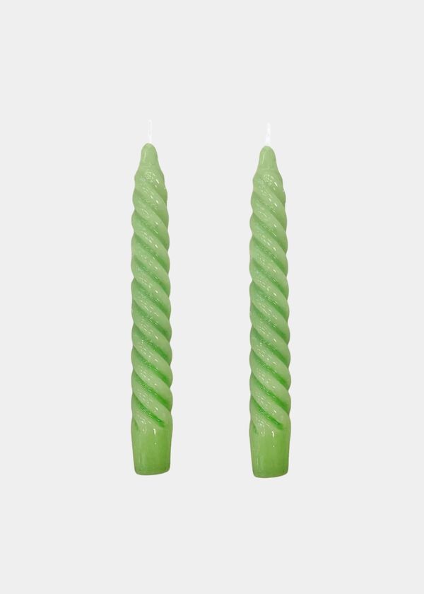 Vela Para Castiçal Twist Bold Verde Claro