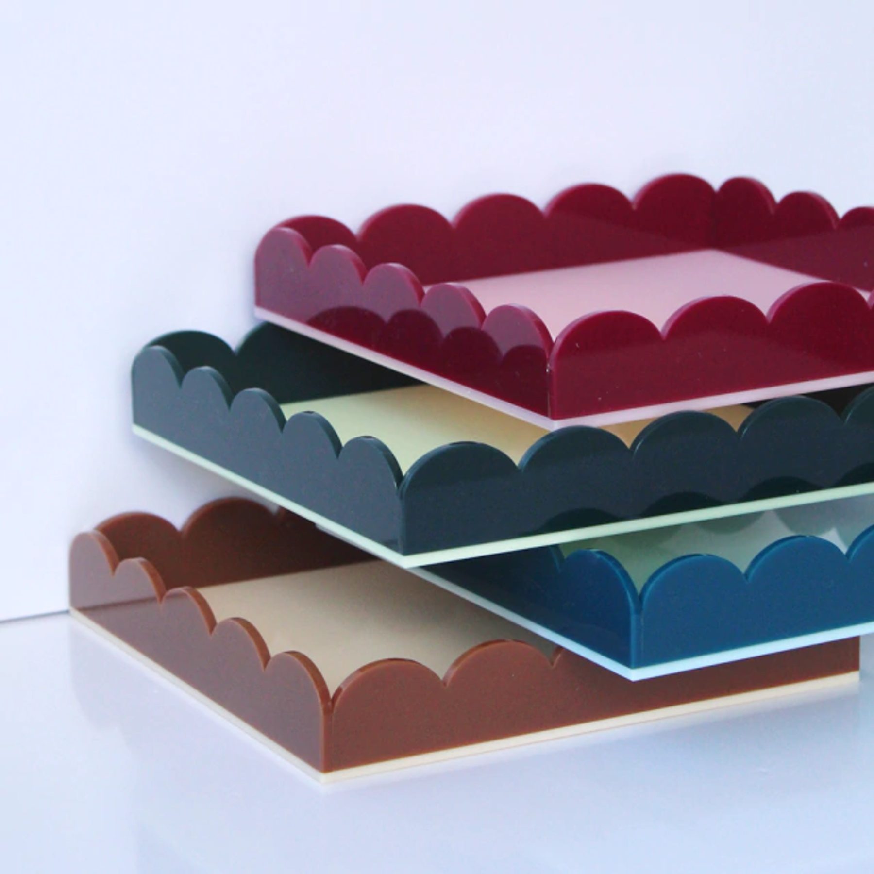 Bandeja Ondas verde M 2