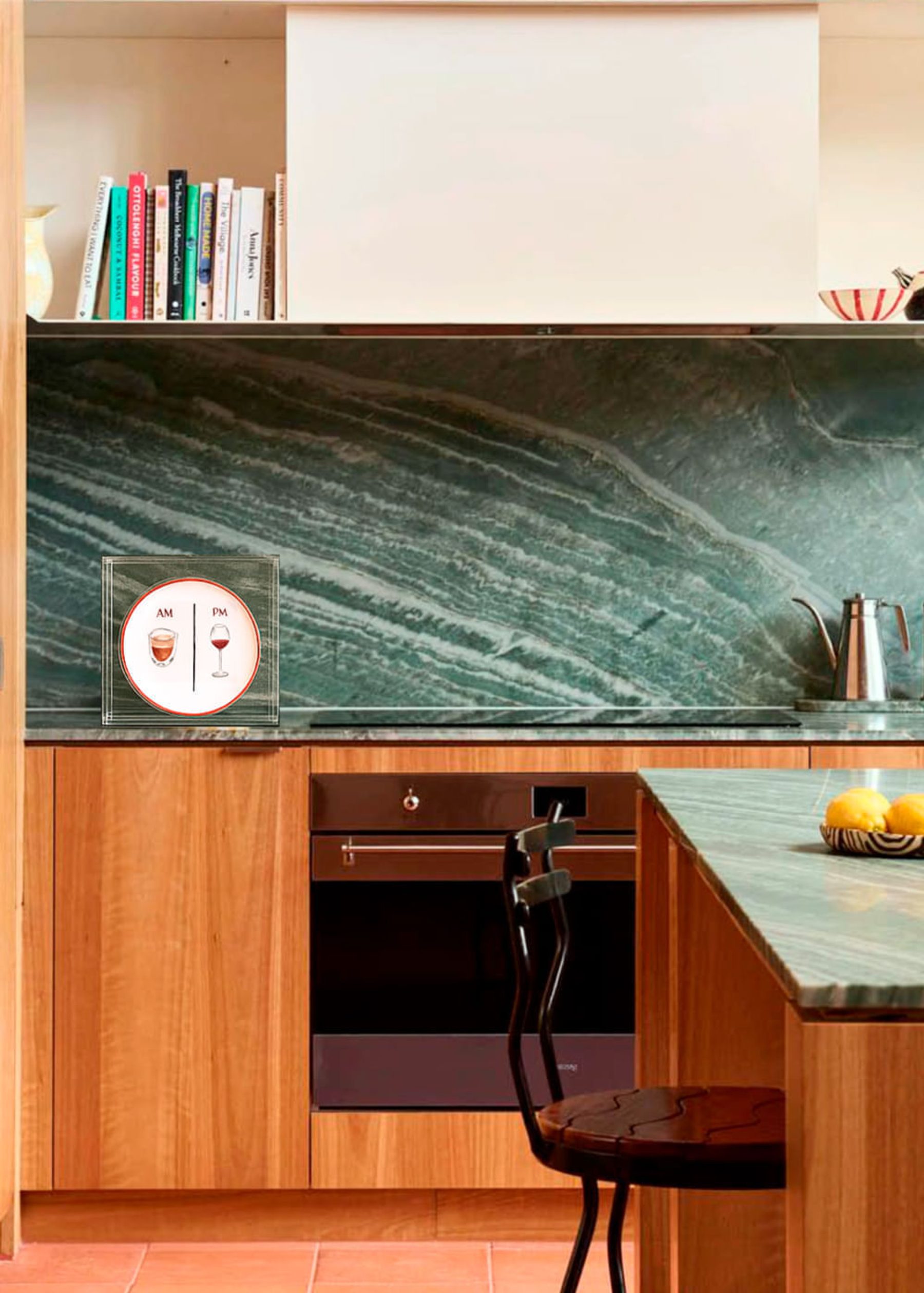 Quadro Acrylic Piece AM.PM – Borda Laranja 2