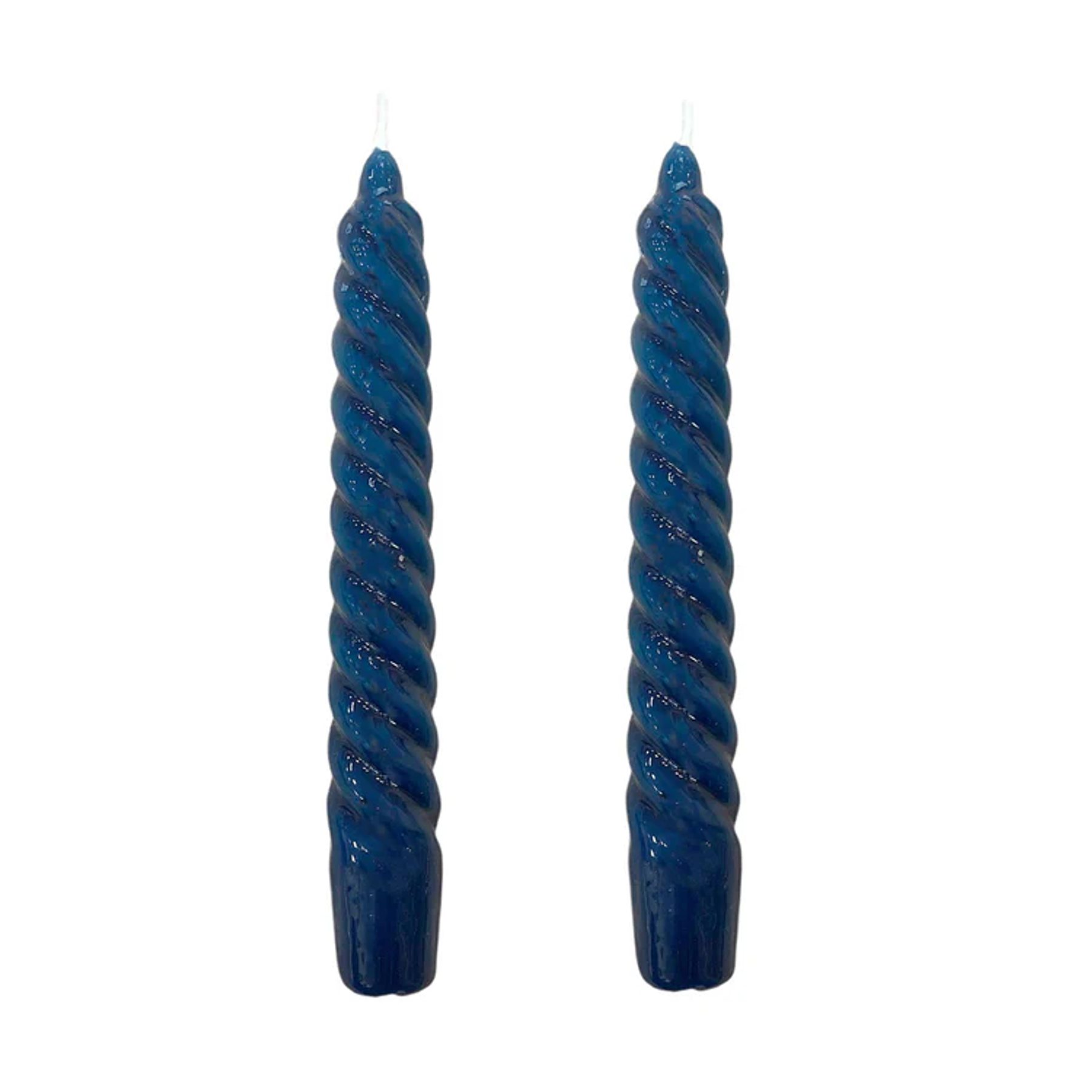 Vela Castiçal Twist Bold Azul Marinho 2