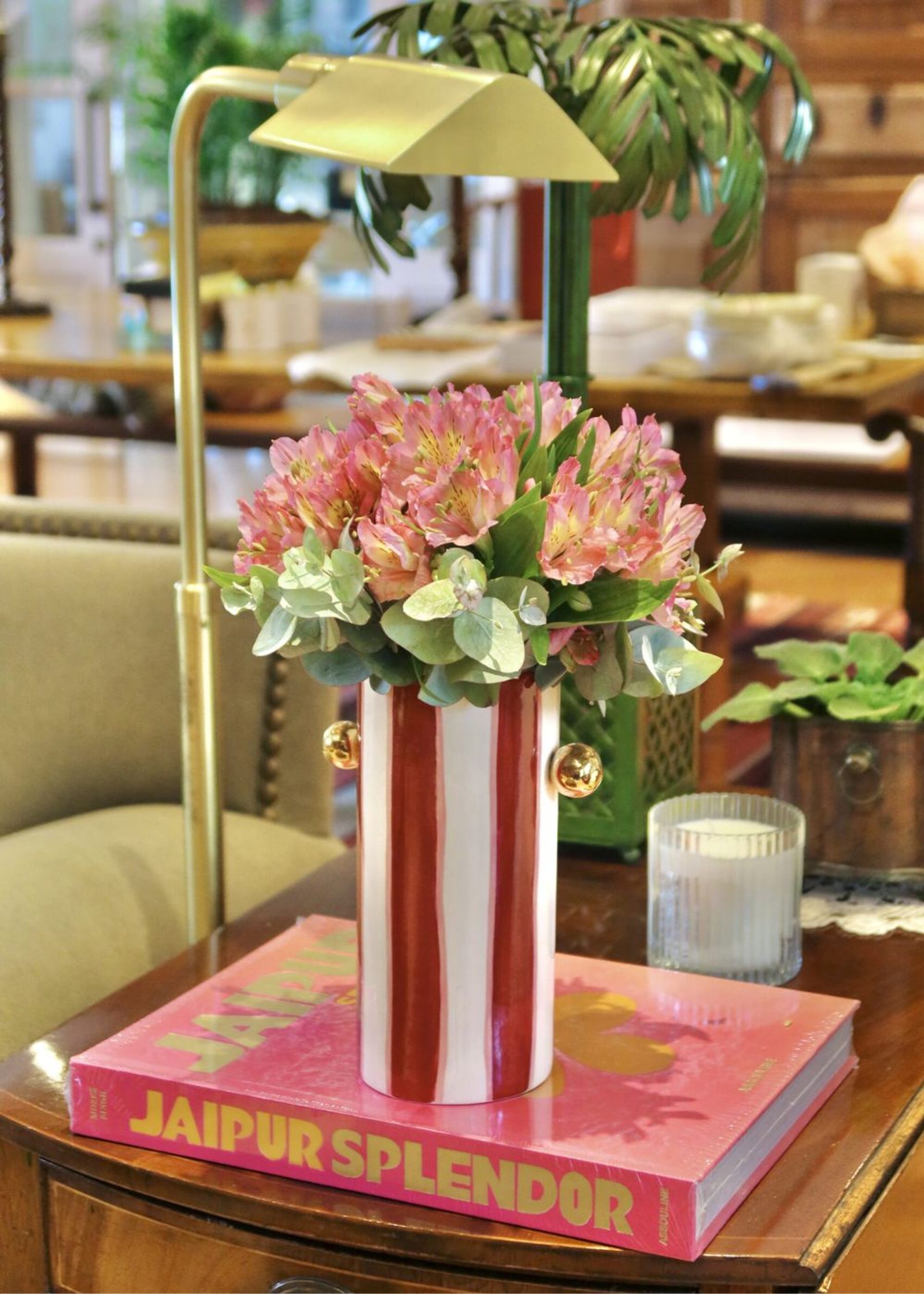 Vaso Candy Stripe Red 2
