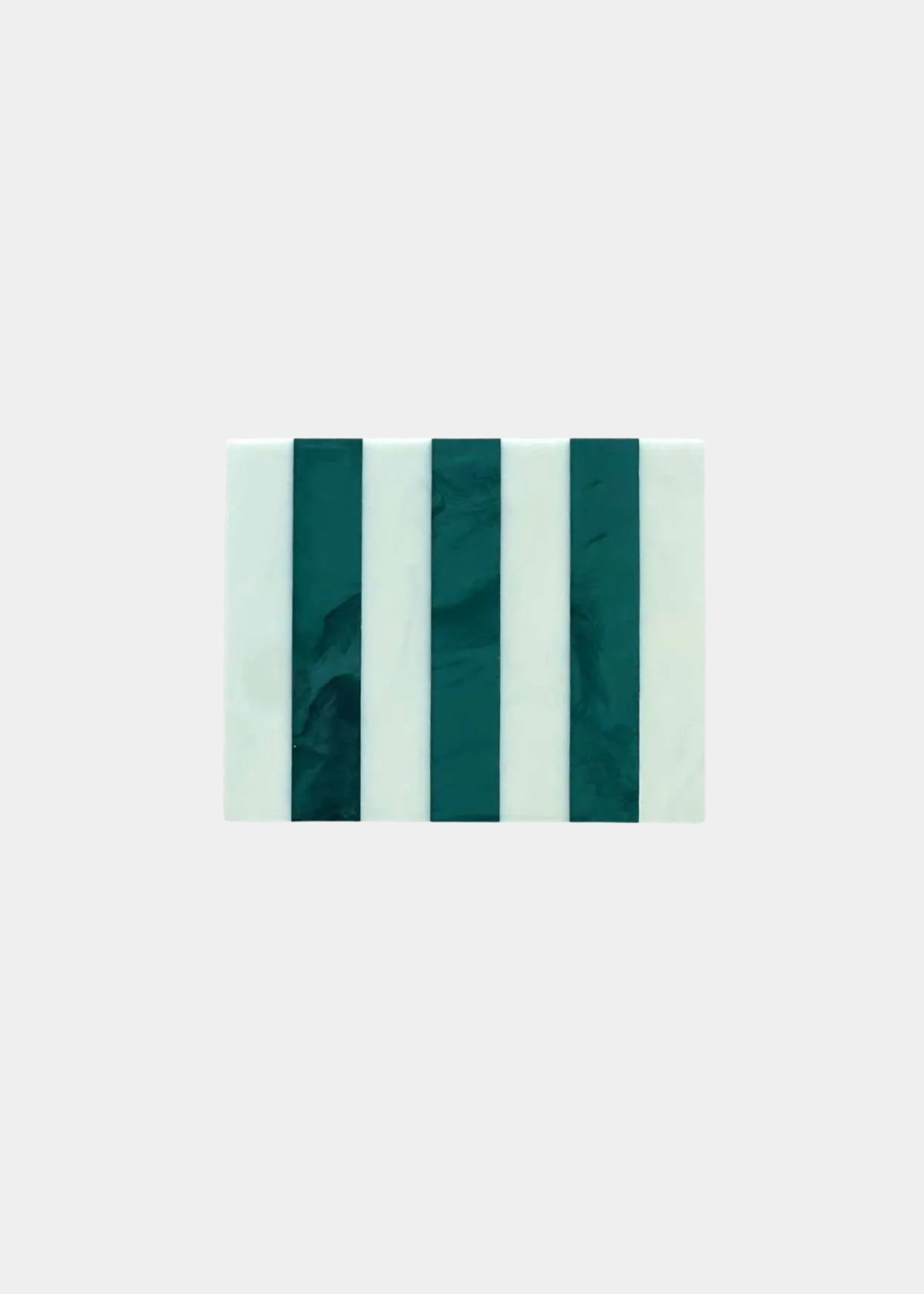 Kit Caixa De Baralho Off White E Verde + Toalha De Baralho 3