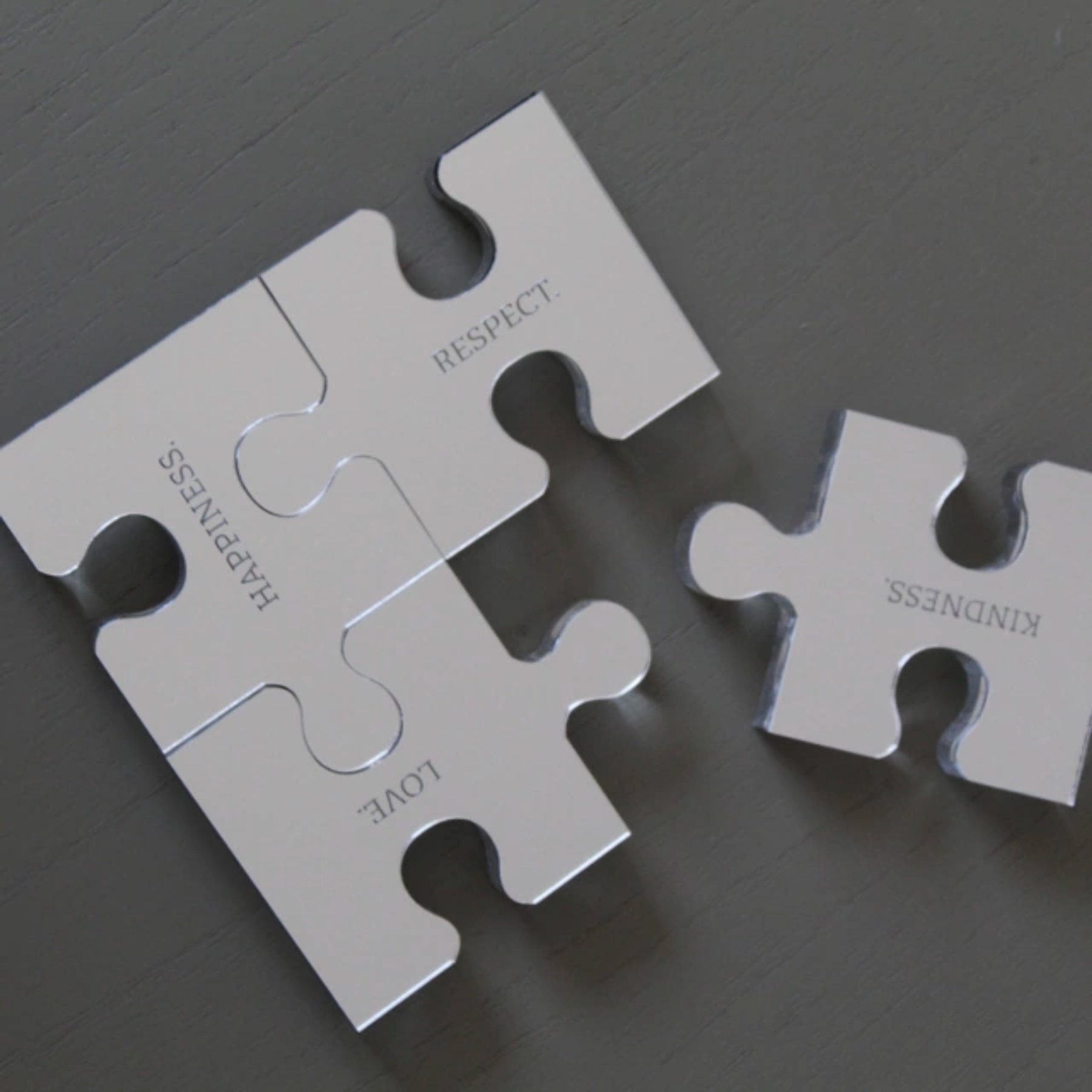  Puzzle 4 Peças Prateado 3