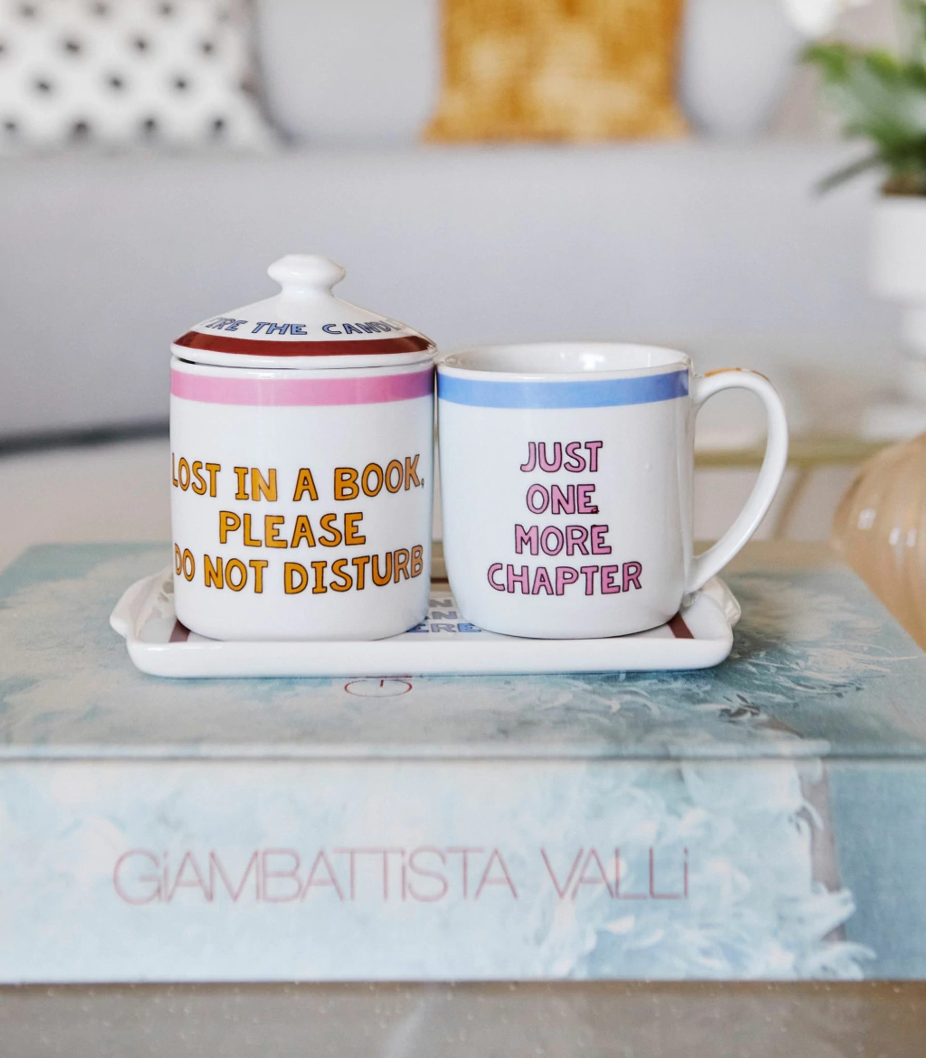 Kit Ritual de Leitura - Vela, Bandeja E Caneca 2