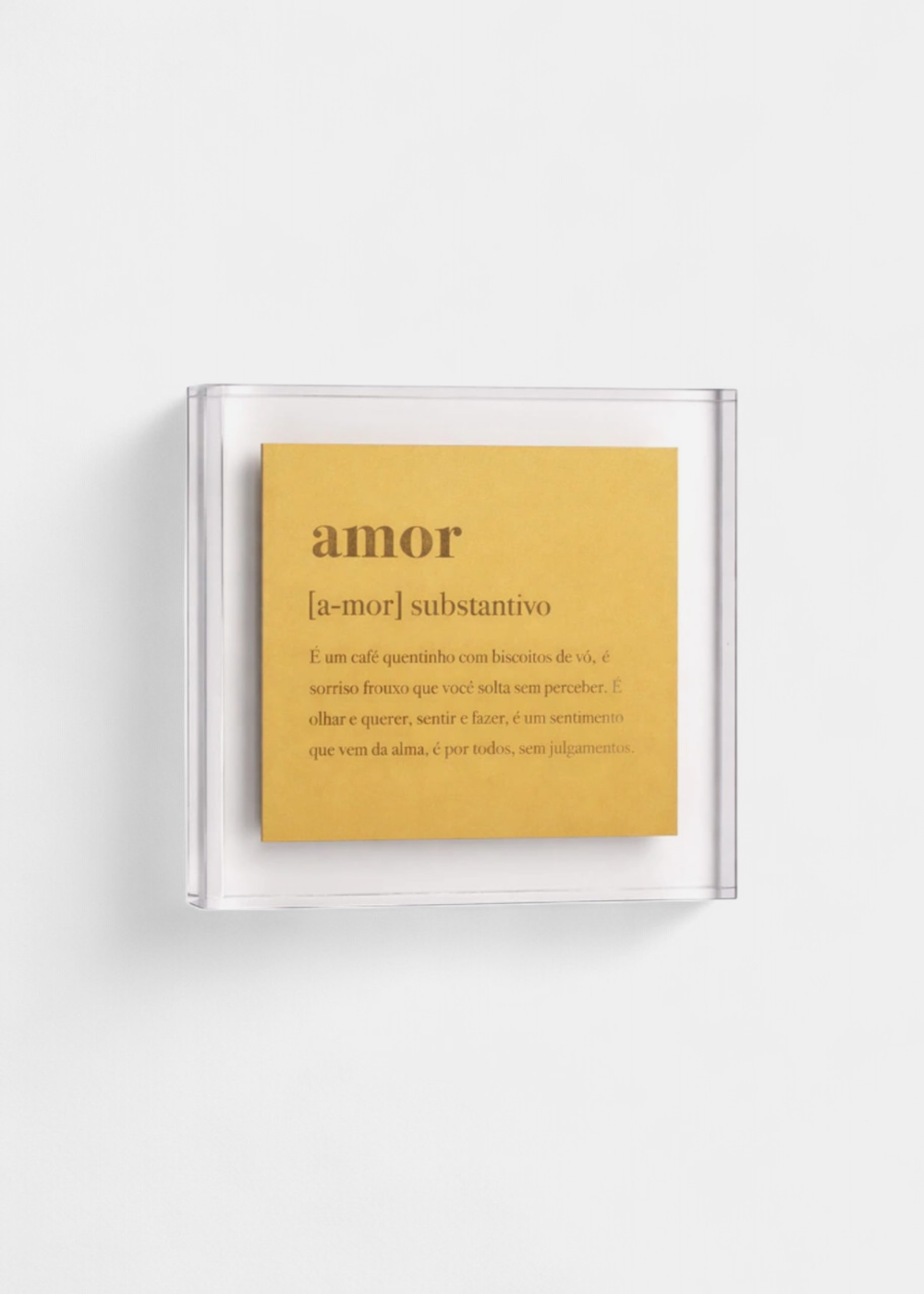 Quadro Definição Amor