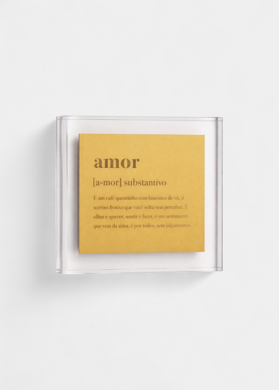 Quadro Definição Amor