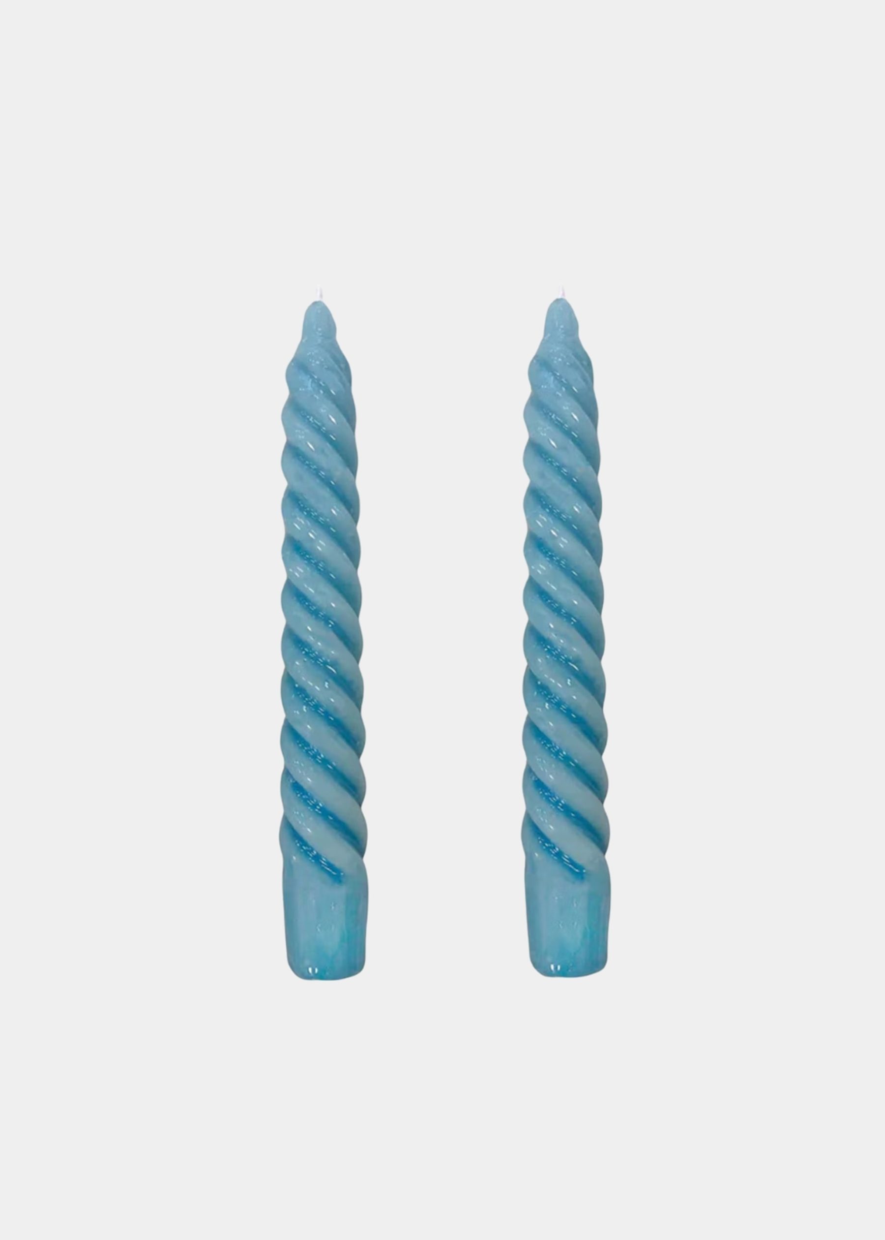 Vela Castiçal Twist Bold Azul Claro 1