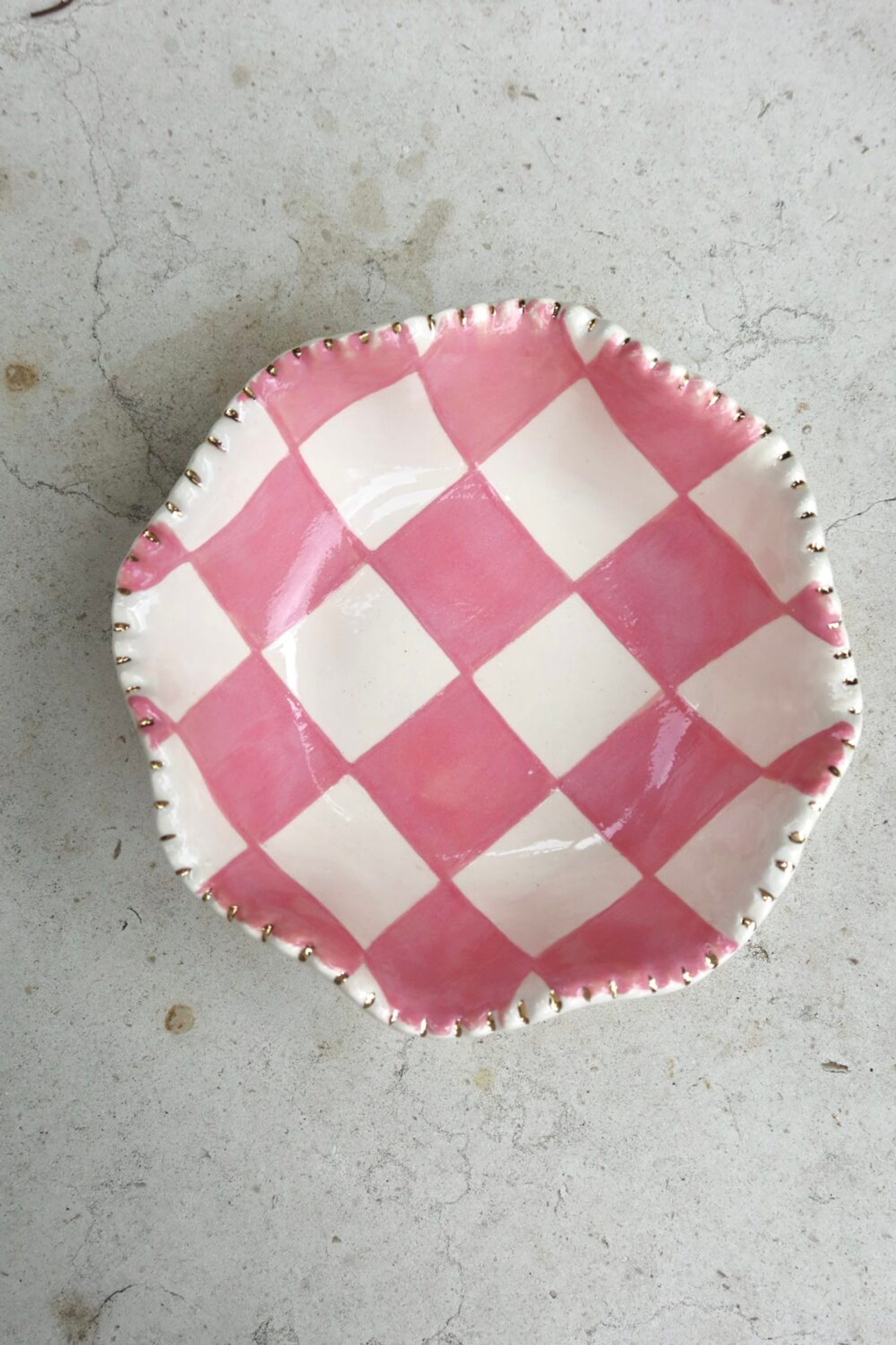 Bowl Checkaholic Rosa 2