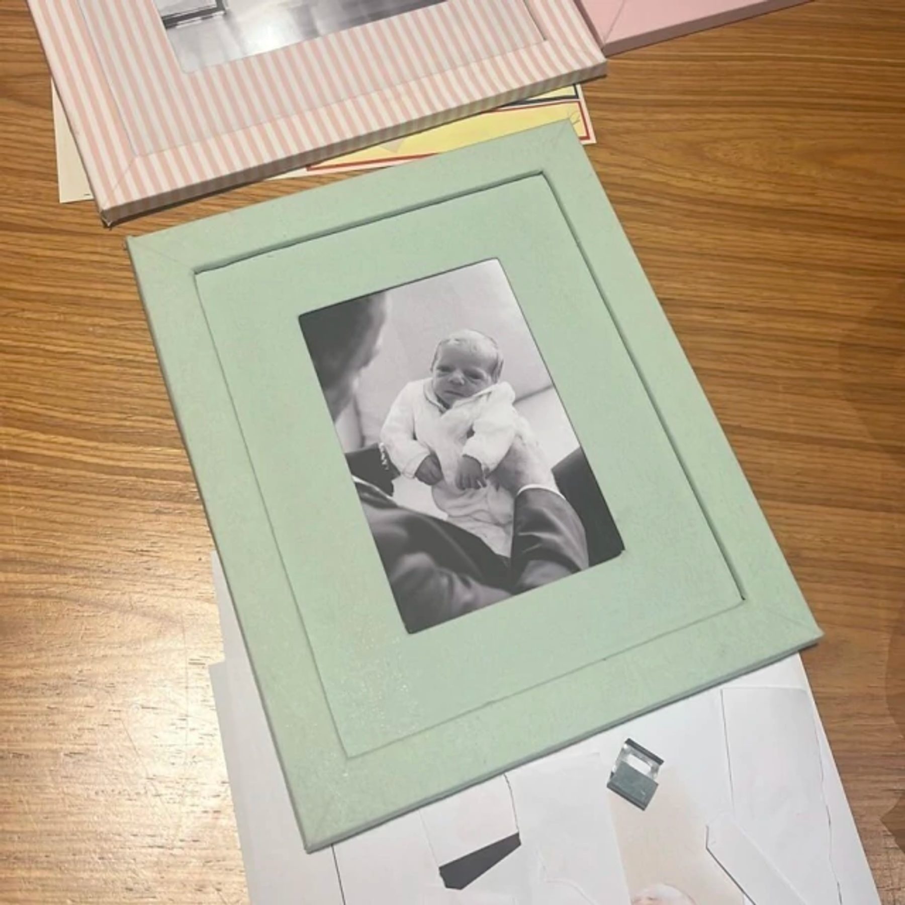 Quadro De Tecido Verde 2