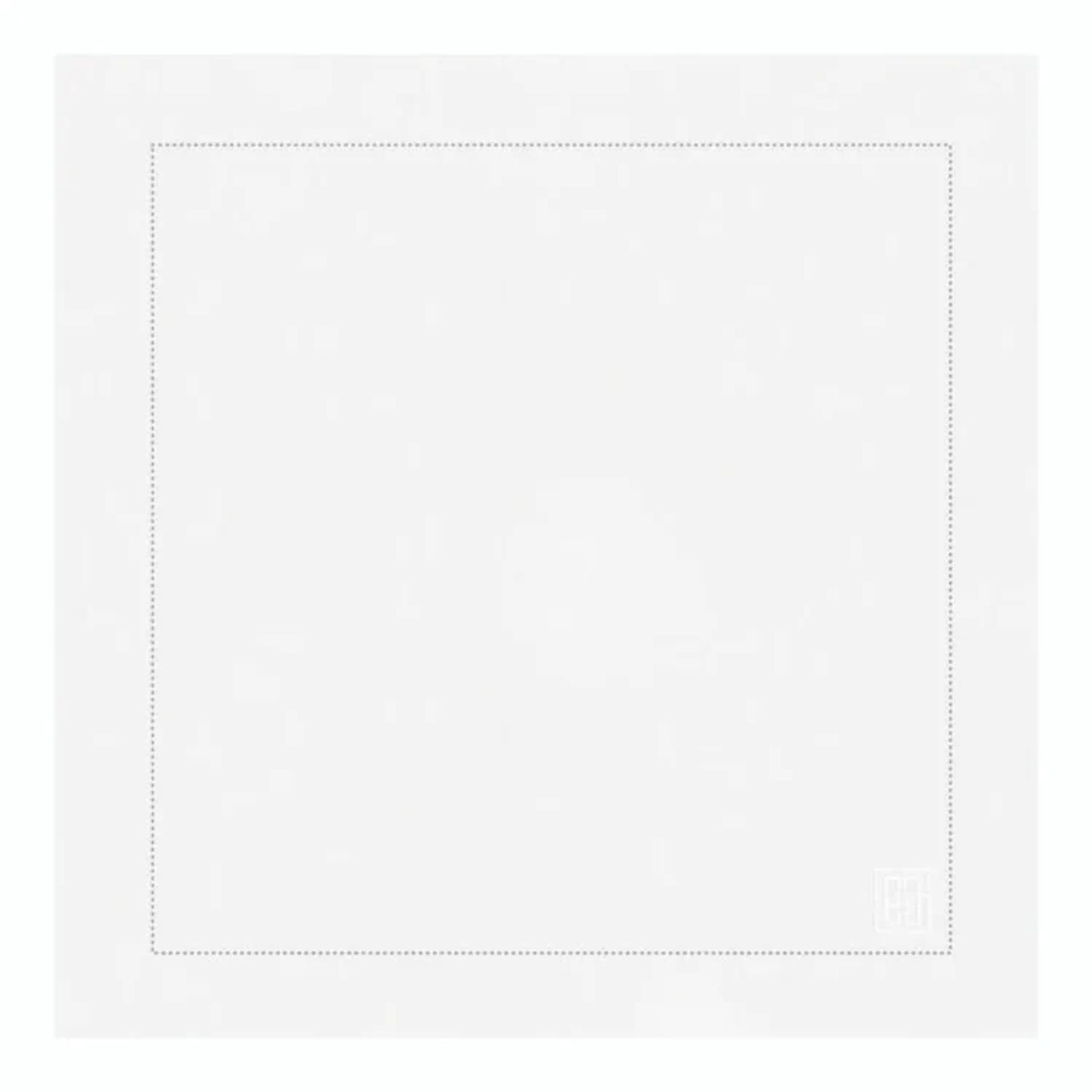 Guardanapo Linho Puro Branco 2