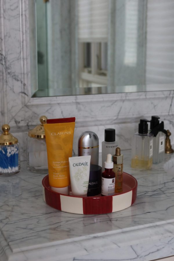 Bandeja Skincare | Bordô & rosa
