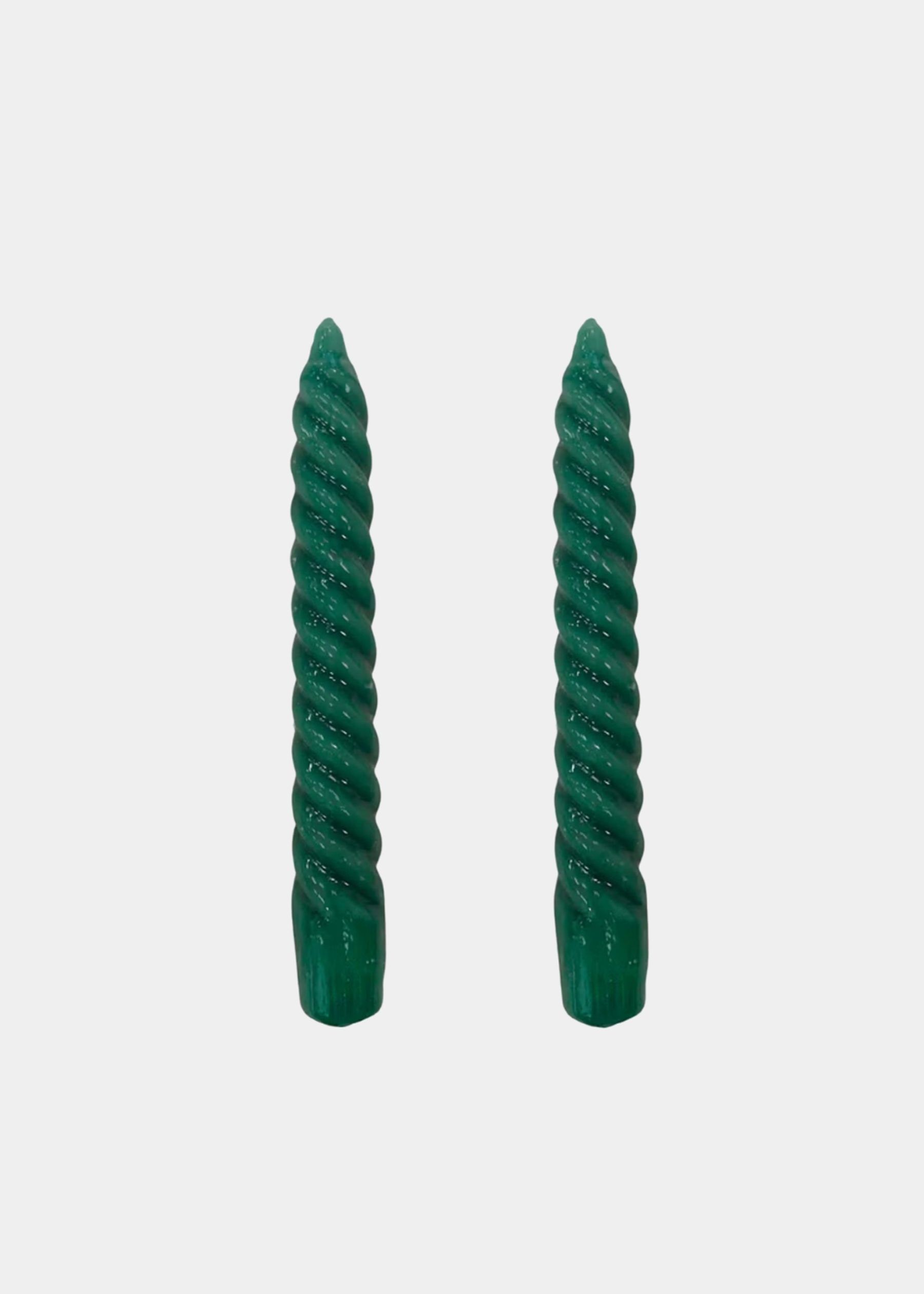 Vela Castiçal Twist Bold Verde Escuro 3