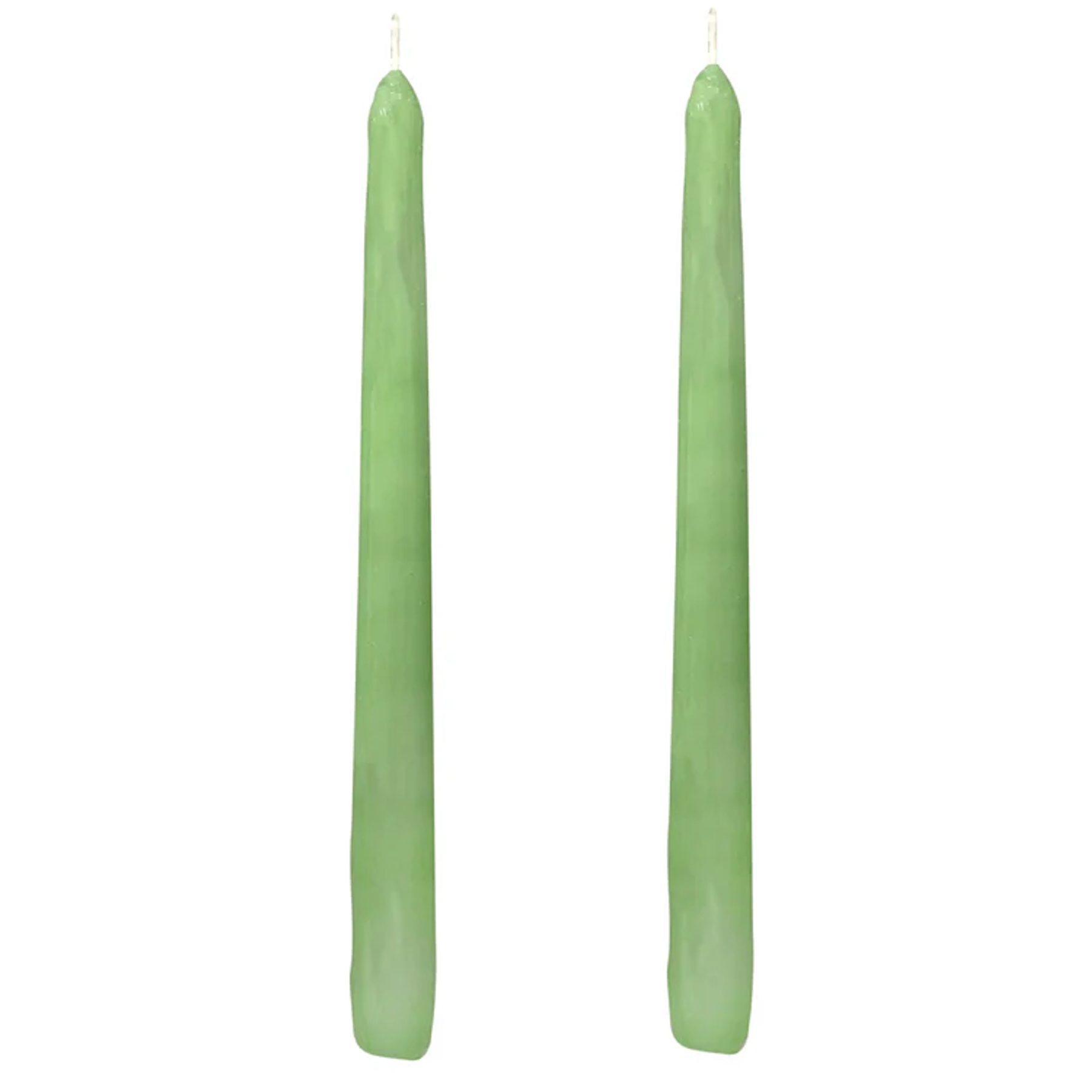 Dupla Vela Castiçal Cônica Verde Claro G 3
