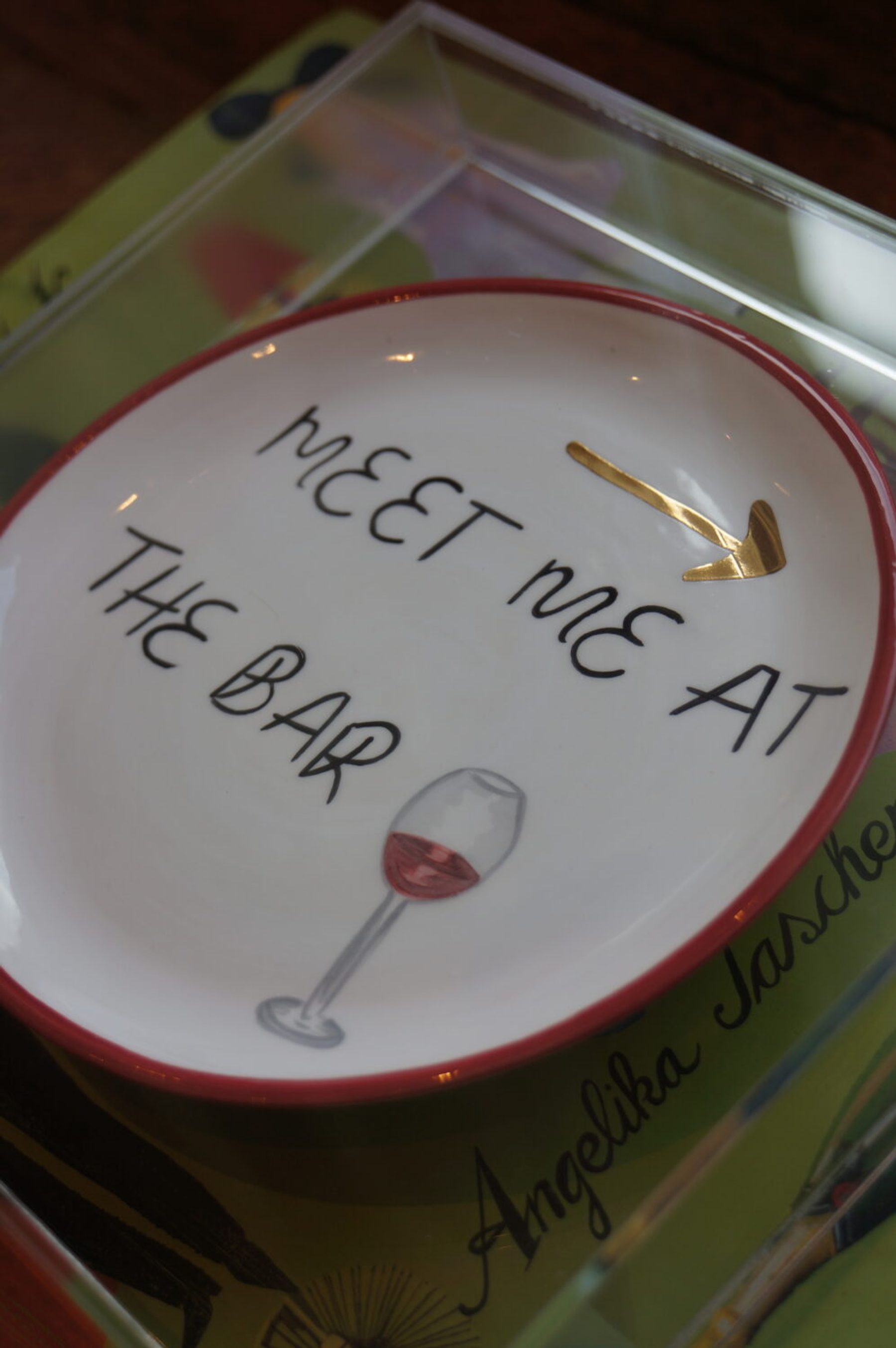 Quadro Acrylic Piece Meet Me At Bar – Vinho 4