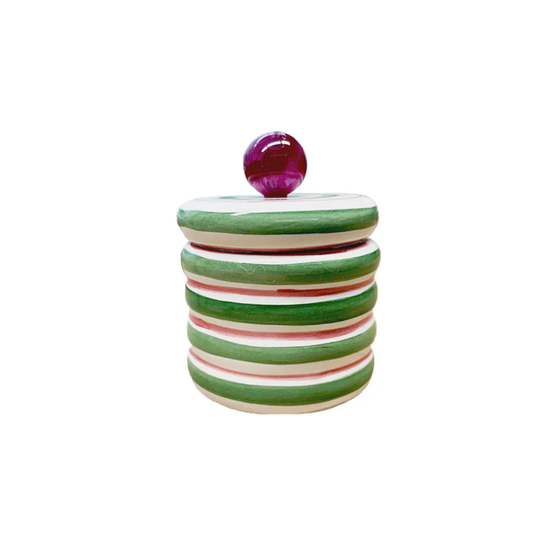 Pote Cerãmica Agata Verde P 3