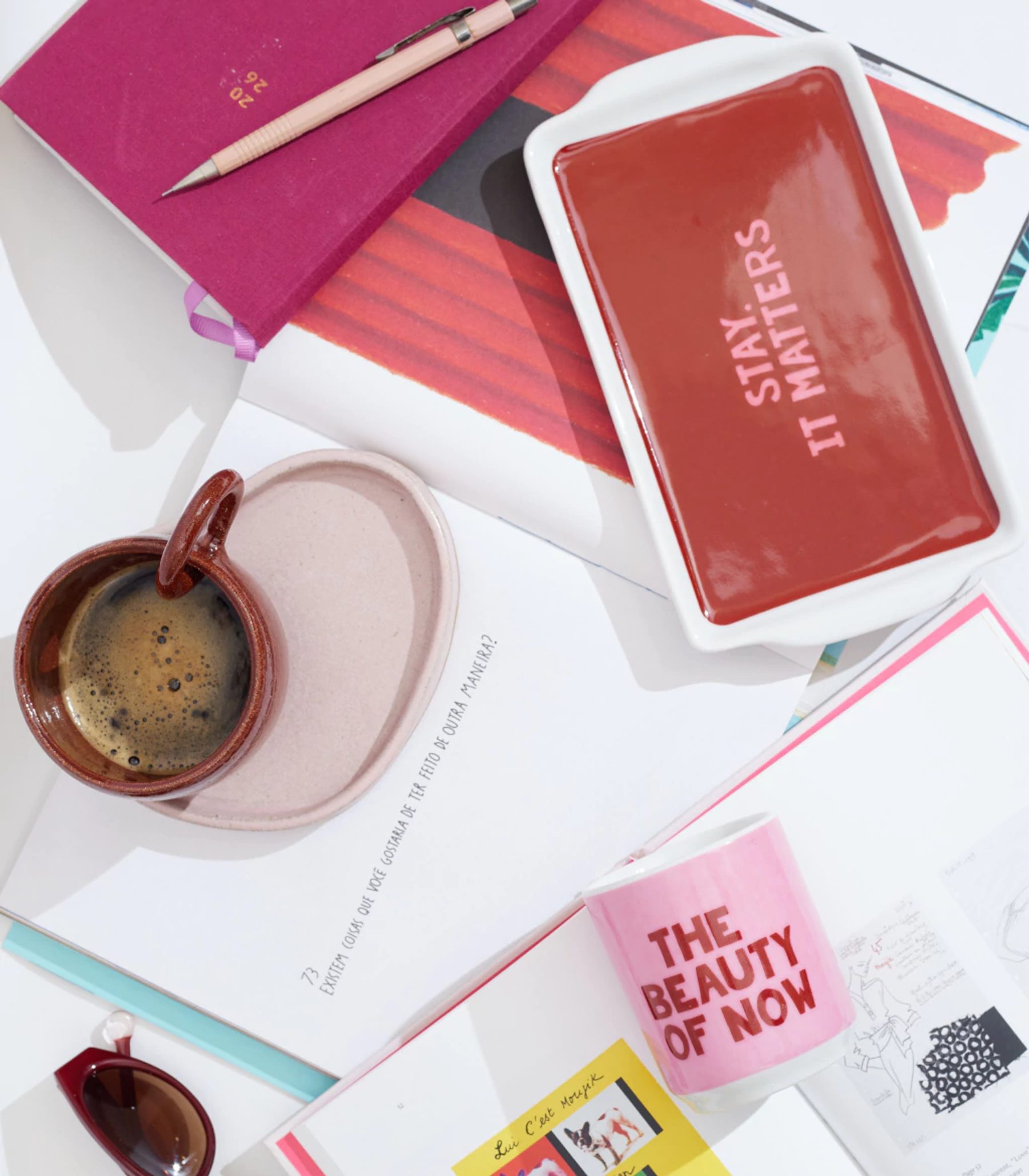 Kit Vela E Bandeja Bem-Estar Rosa 2