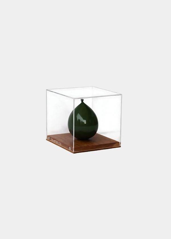 Escultura Balão Mini Verde Musgo Na Caixa