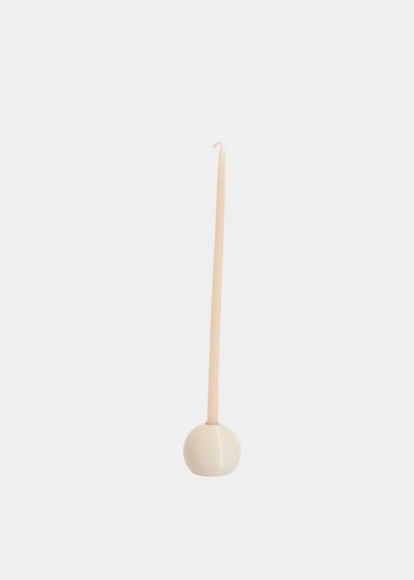 Vela Castiçal Slim Caramelo