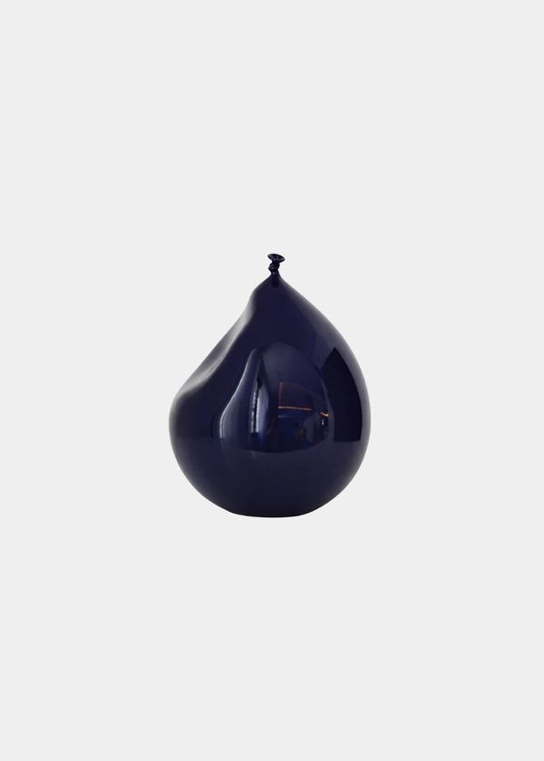 Escultura Balão Azul Índigo Amassado