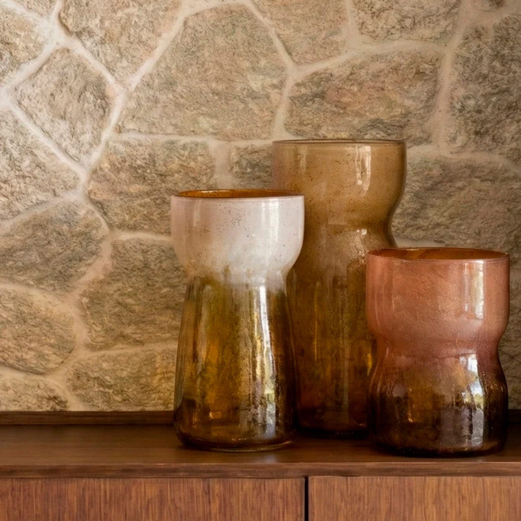 Vaso De Vidro Duna P 2