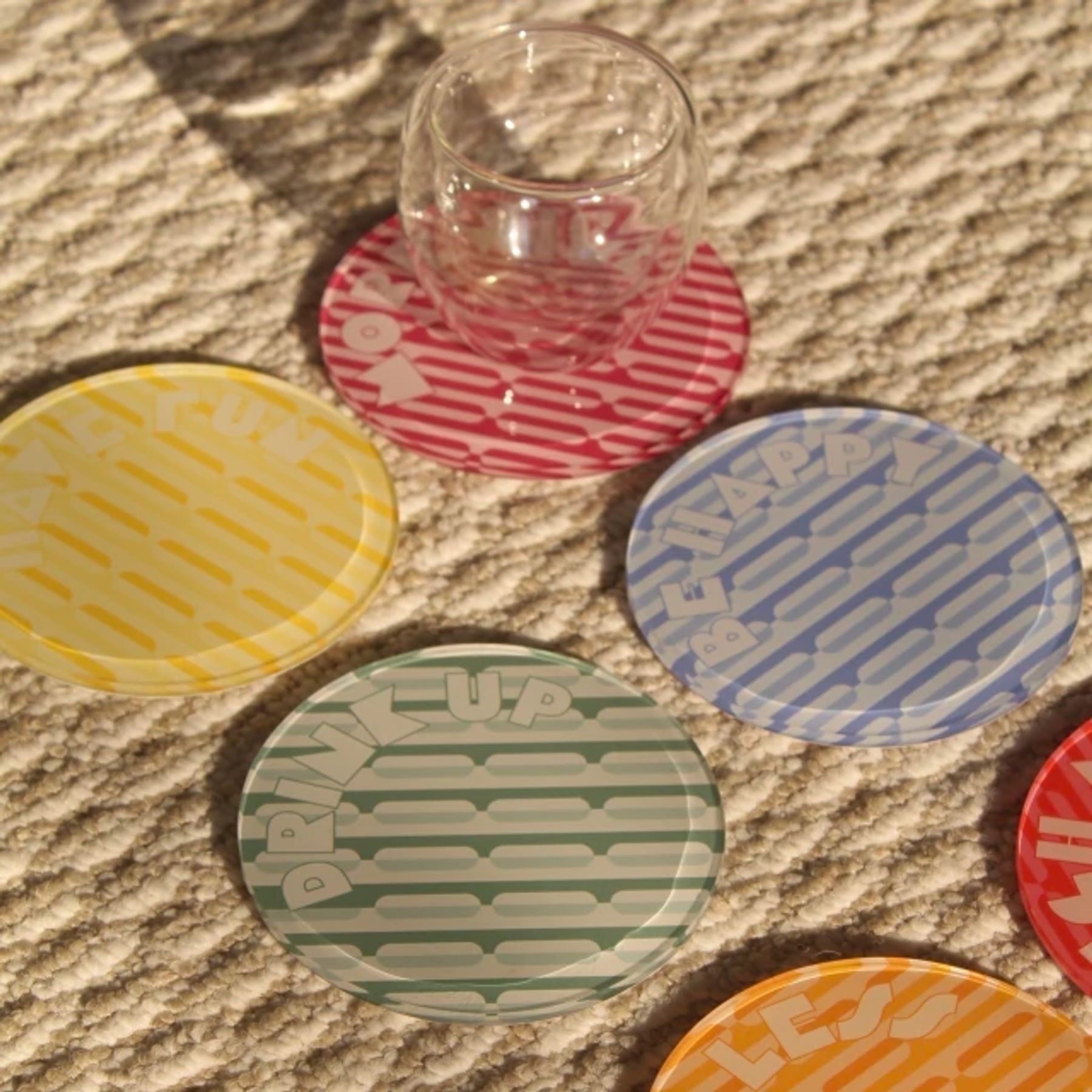 Set Porta Copos Colors 3