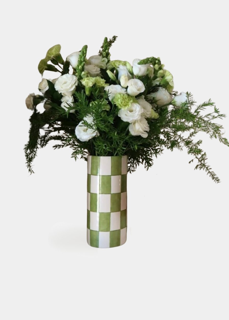 Vaso Checkaholic Verde