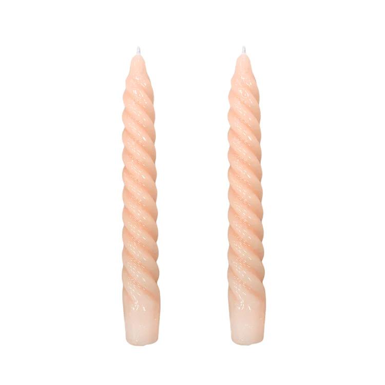Vela Castiçal Twist Bold Rosa