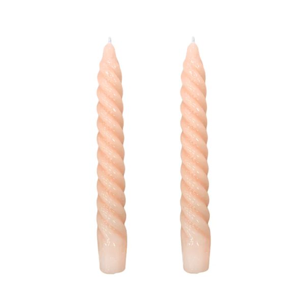 Vela Castiçal Twist Bold Rosa