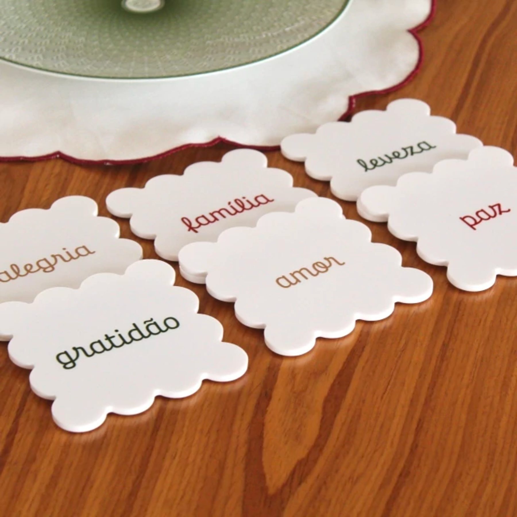 Set Porta Copos Desejos 3