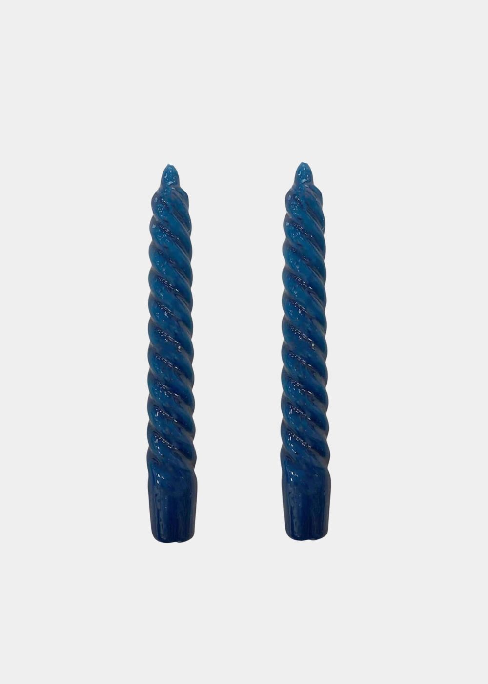 Vela Castiçal Twist Bold Azul Marinho
