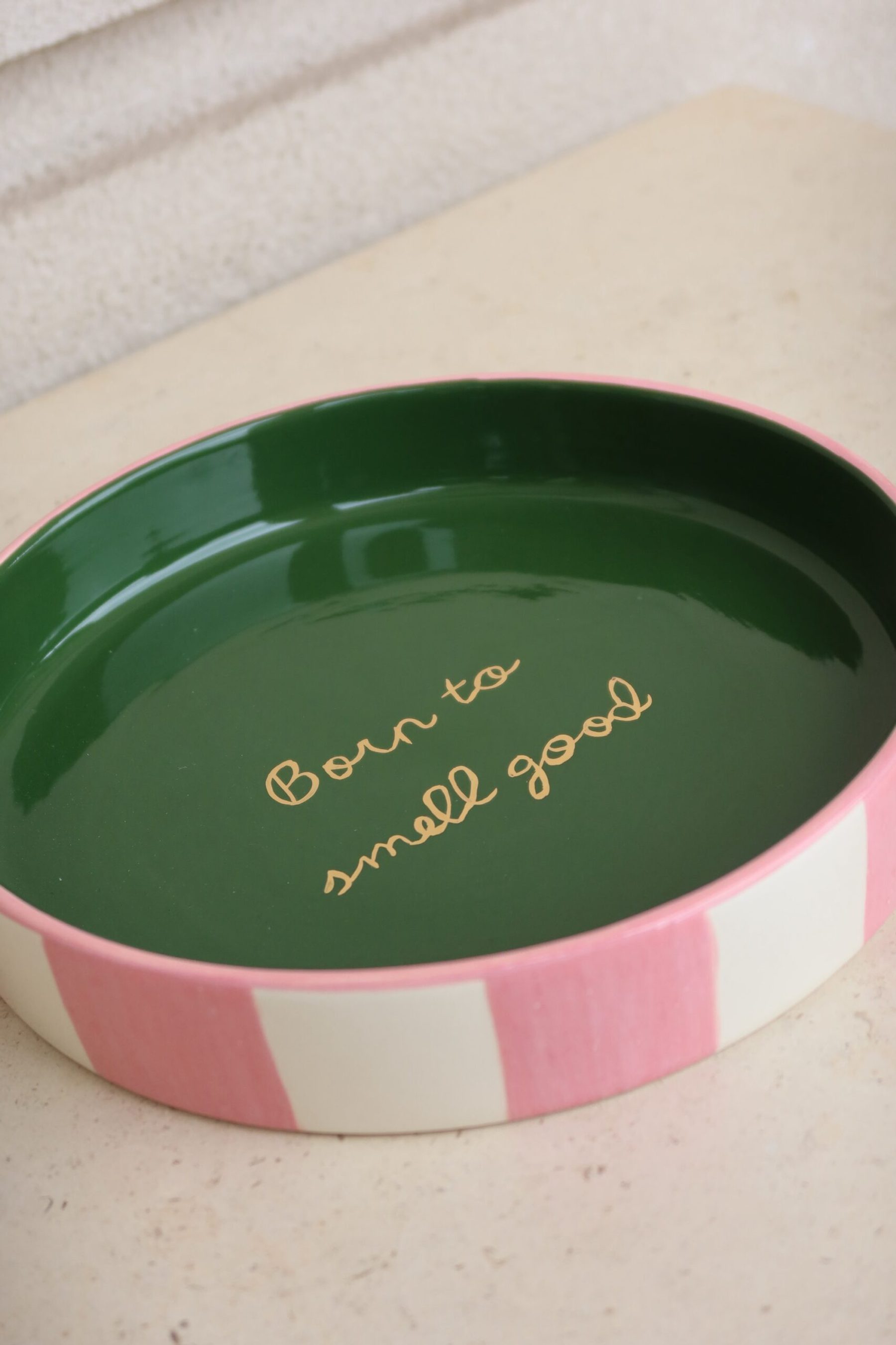 Bandeja Rosa & Verde Musgo 2