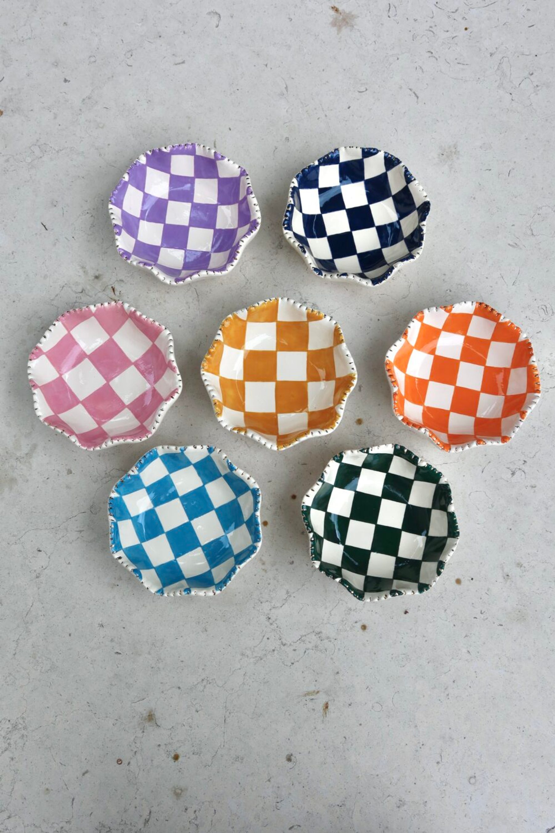 Bowl Checkaholic Rosa 4