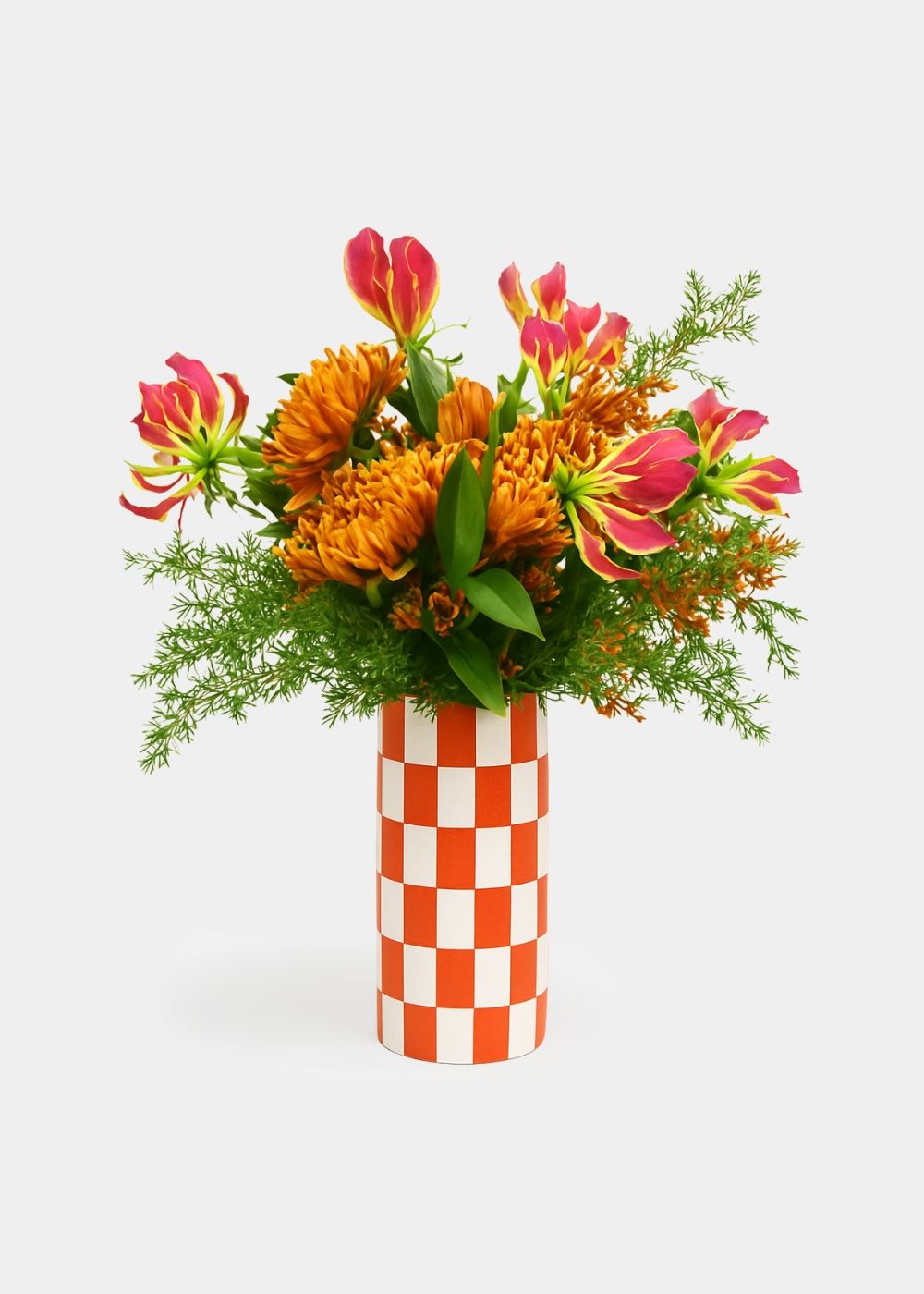 Vaso Checkaholic Laranja