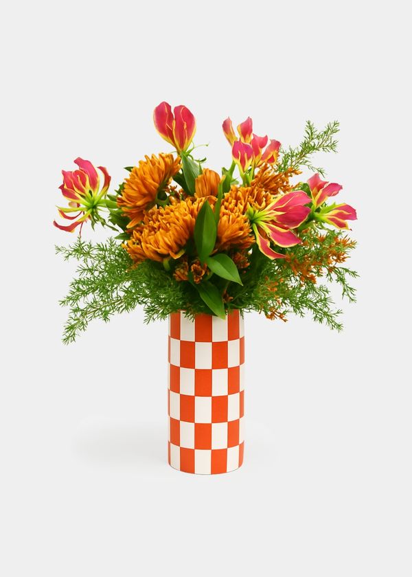 Vaso Checkaholic Laranja
