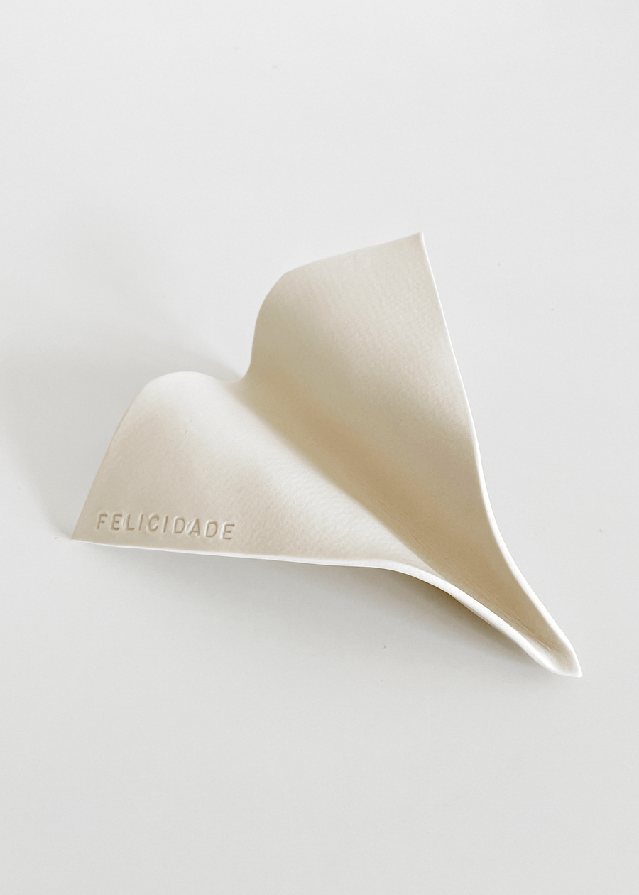 Avião Porcelana Felicidade