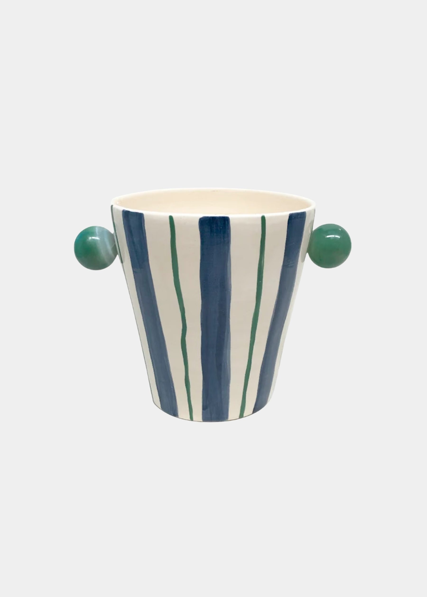 Balde de Gelo Cerâmica Agata Azul 2