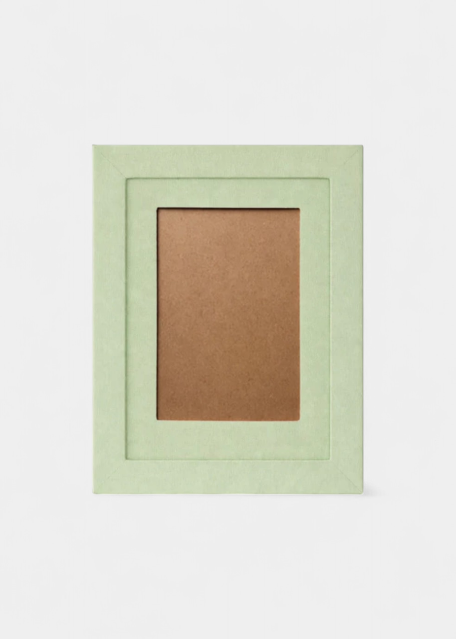 Quadro De Tecido Verde