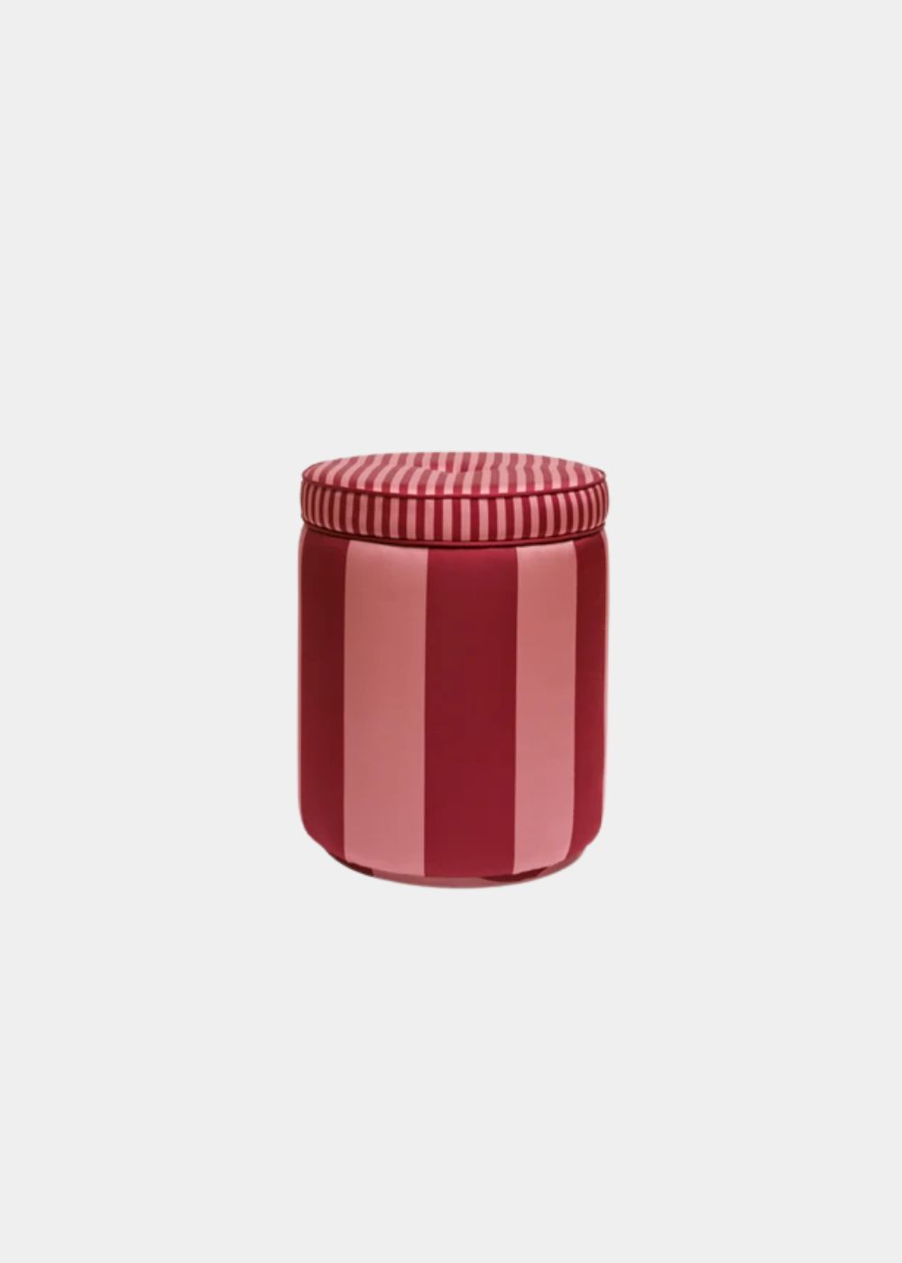 Puff Listrado Vintage & Vinho