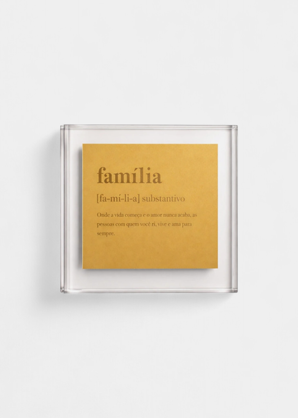 Quadro Definição Família